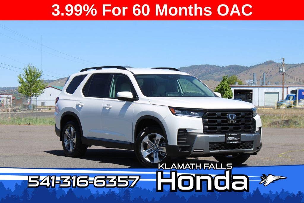 Platinum White 2026 Honda Pilot SUV / Crossover All-Wheel Drive Automatic