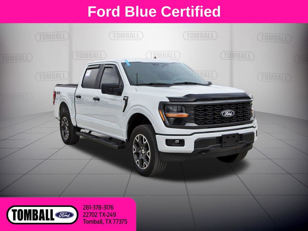 White Metallic 2025 Ford F-150 Pickup Truck Four-Wheel Drive Automatic
