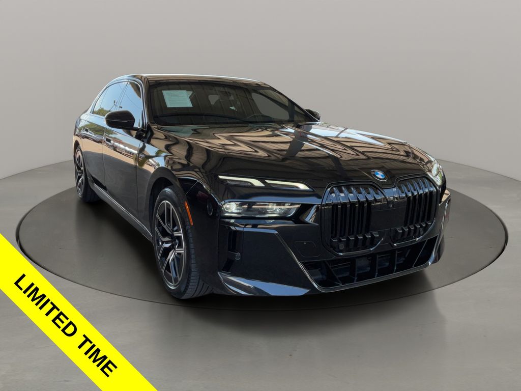 Black Sapphire Metallic 2024 BMW 7 Series Sedan All-Wheel Drive 8-Speed Automatic