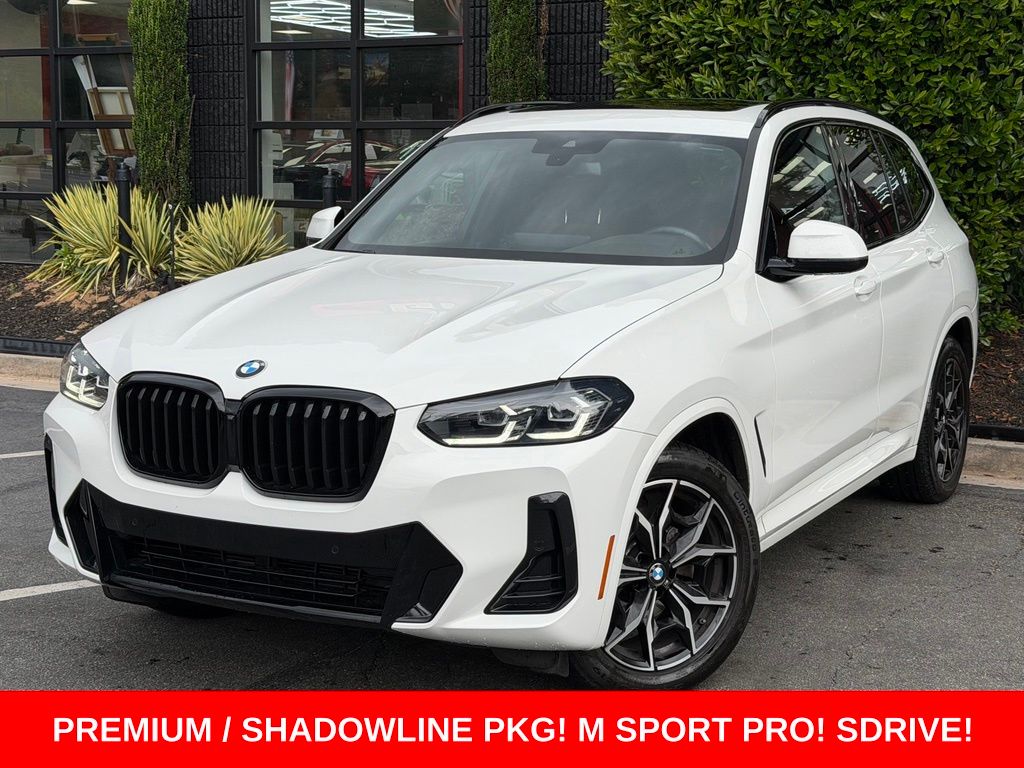 Alpine White 2023 BMW X3 SUV / Crossover Rear-Wheel Drive 8-Speed Automatic
