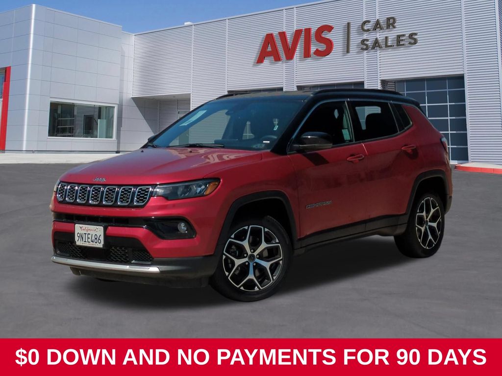 Red 2025 Jeep Compass SUV / Crossover Four-Wheel Drive 8-Speed Automatic