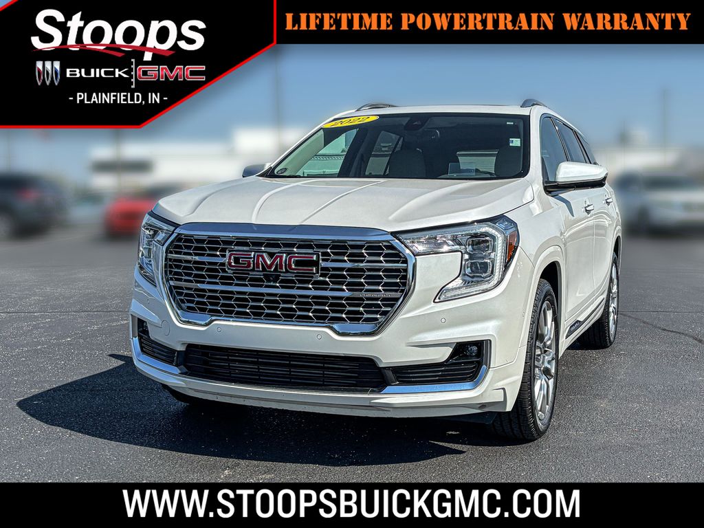 White Frost Tricoat 2022 GMC Terrain SUV / Crossover All-Wheel Drive 9-Speed Automatic