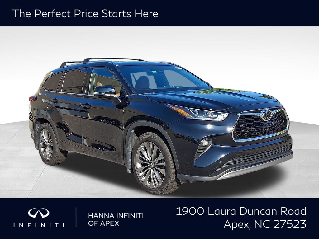 Midnight Black Metallic 2020 Toyota Highlander SUV / Crossover All-Wheel Drive 8-Speed Automatic