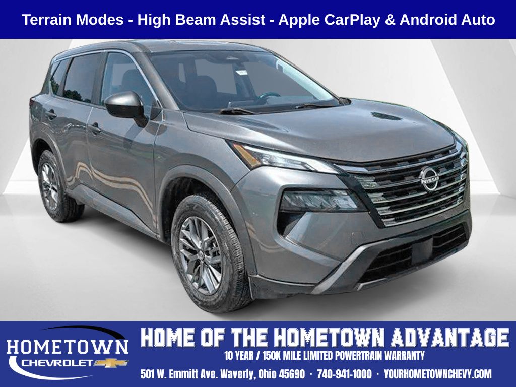 Gray (Gun Metallic) 2024 Nissan Rogue SUV / Crossover All-Wheel Drive Continuously Variable Transmission