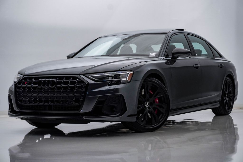 Daytona Gray Pearl Effect 2025 Audi S8 4.0T quattro Sedan All-Wheel Drive 8-Speed Automatic