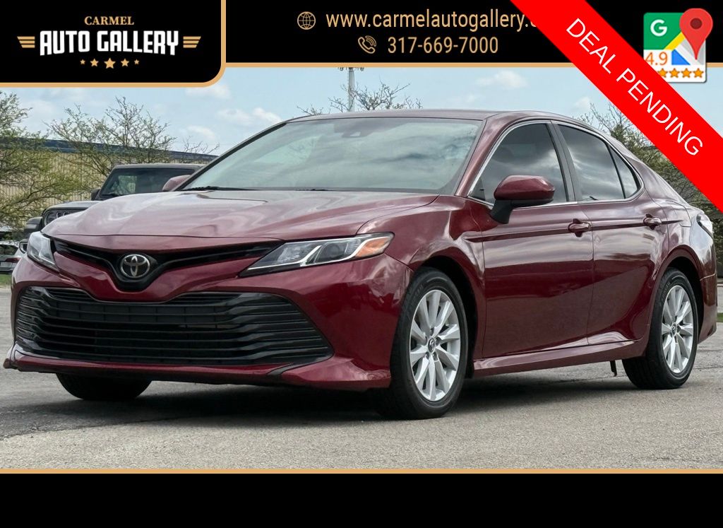 Red (Ruby Flare Pearl) 2019 Toyota Camry LE FWD Sedan Front-Wheel Drive 8-Speed Automatic