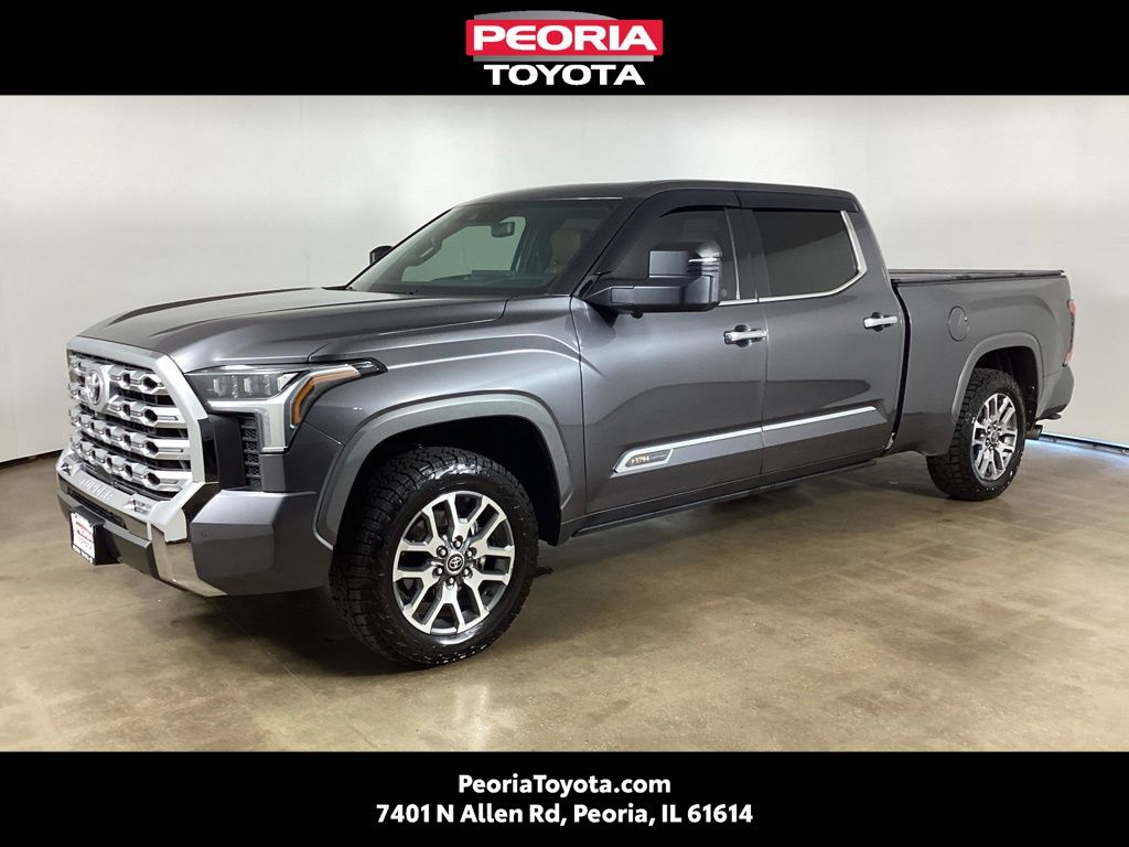 Gray 2022 Toyota Tundra Pickup Truck Four-Wheel Drive Automatic