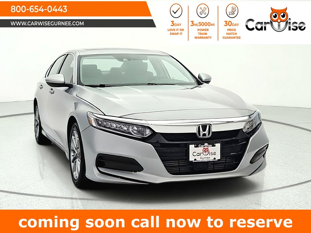Silver 2020 Honda Accord Sedan Front-Wheel Drive Continuously Variable Transmission