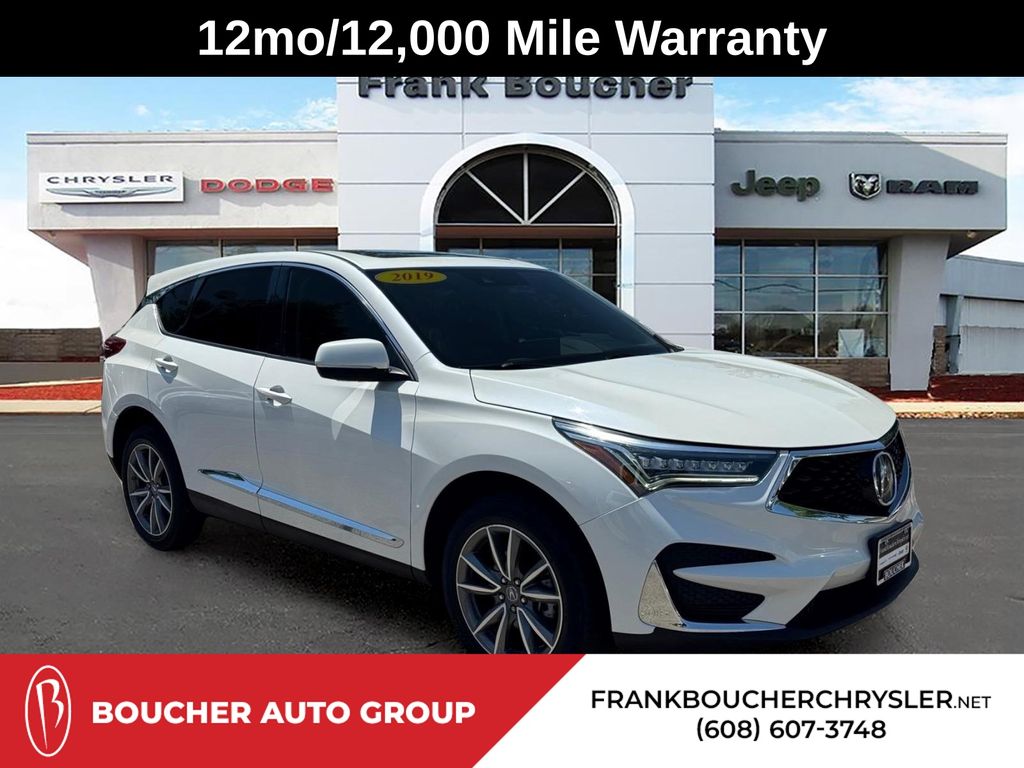 White Diamond Pearl 2019 Acura RDX SUV / Crossover All-Wheel Drive Automatic