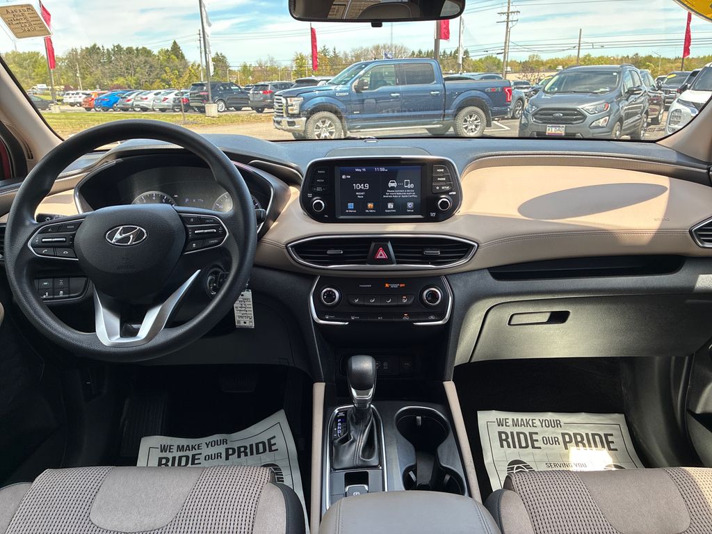 2019 Hyundai Santa Fe SE Red at Spitzer Acura