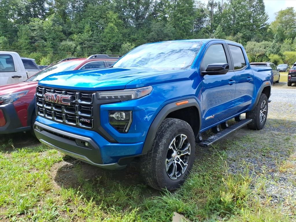 Dynamic Blue Metallic 2024 GMC Canyon Pickup Truck Four-Wheel Drive 8-Speed Automatic