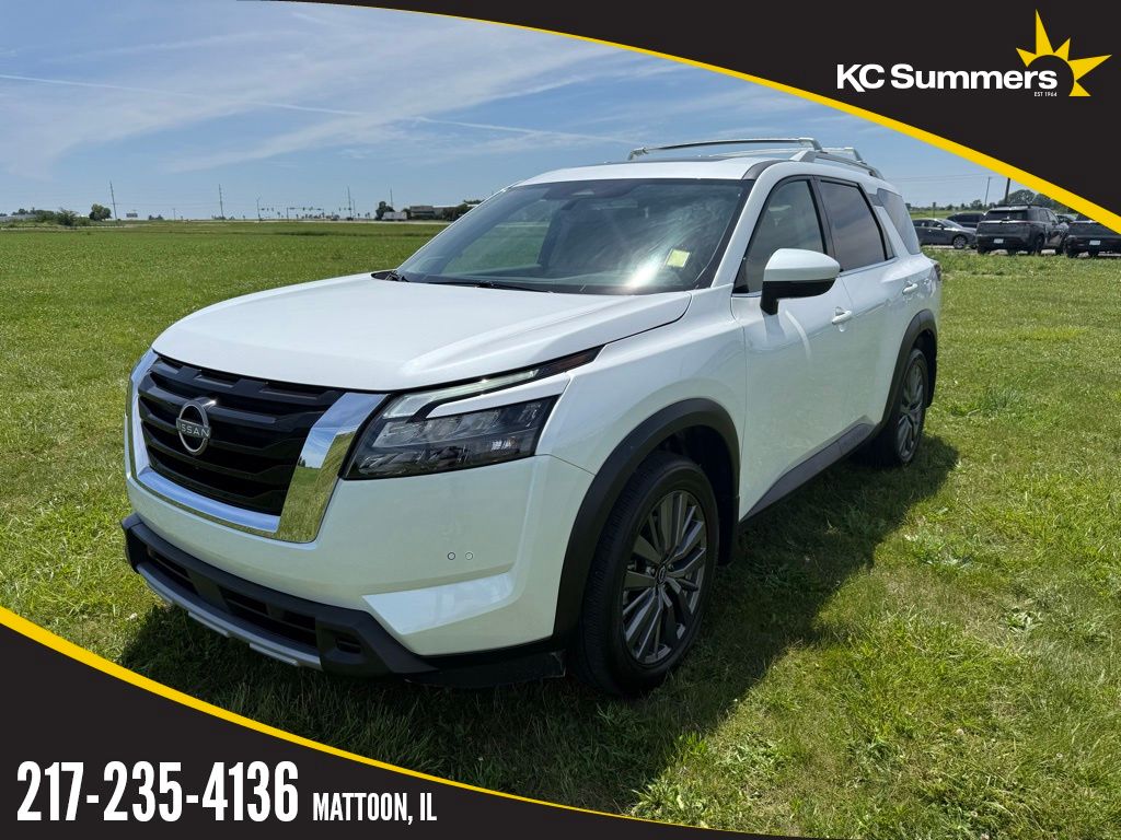 Everest White Pearl Tricoat 2025 Nissan Pathfinder SL 4WD SUV / Crossover All-Wheel Drive 9-Speed Automatic
