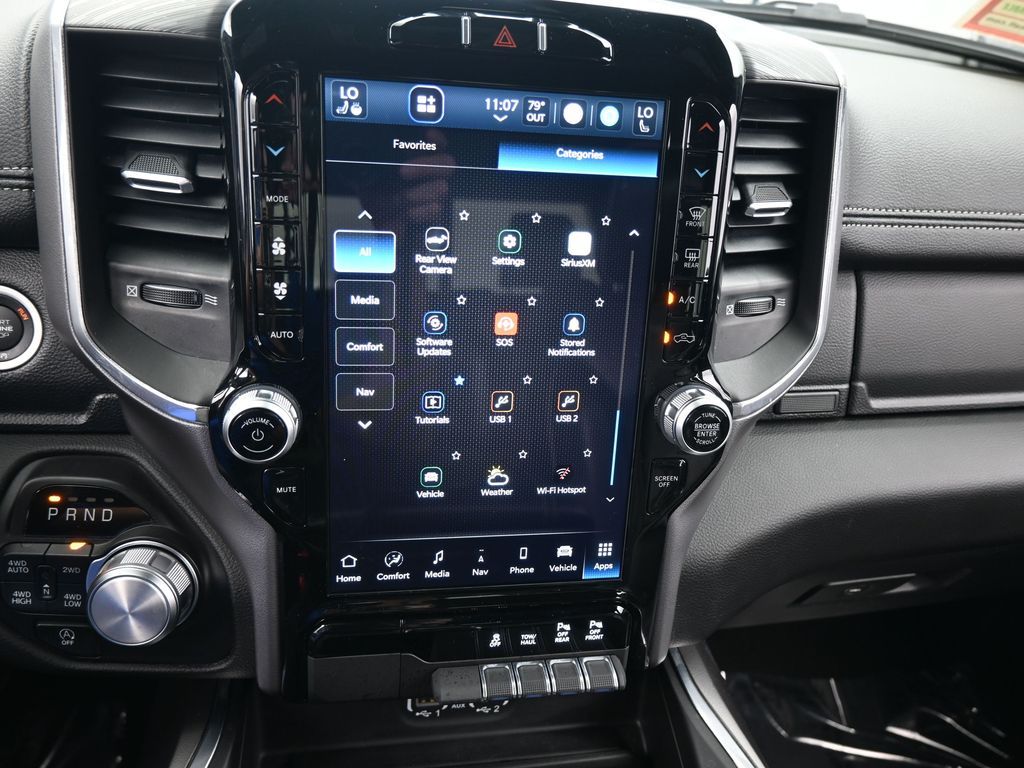 Used 2023 Diamond Black Crystal Pearlcoat Ram Laramie image 24