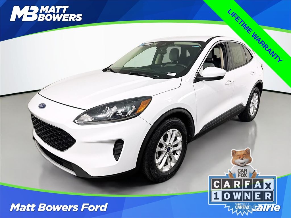 Oxford White 2020 Ford Escape SE FWD SUV / Crossover Front-Wheel Drive 8-Speed Automatic