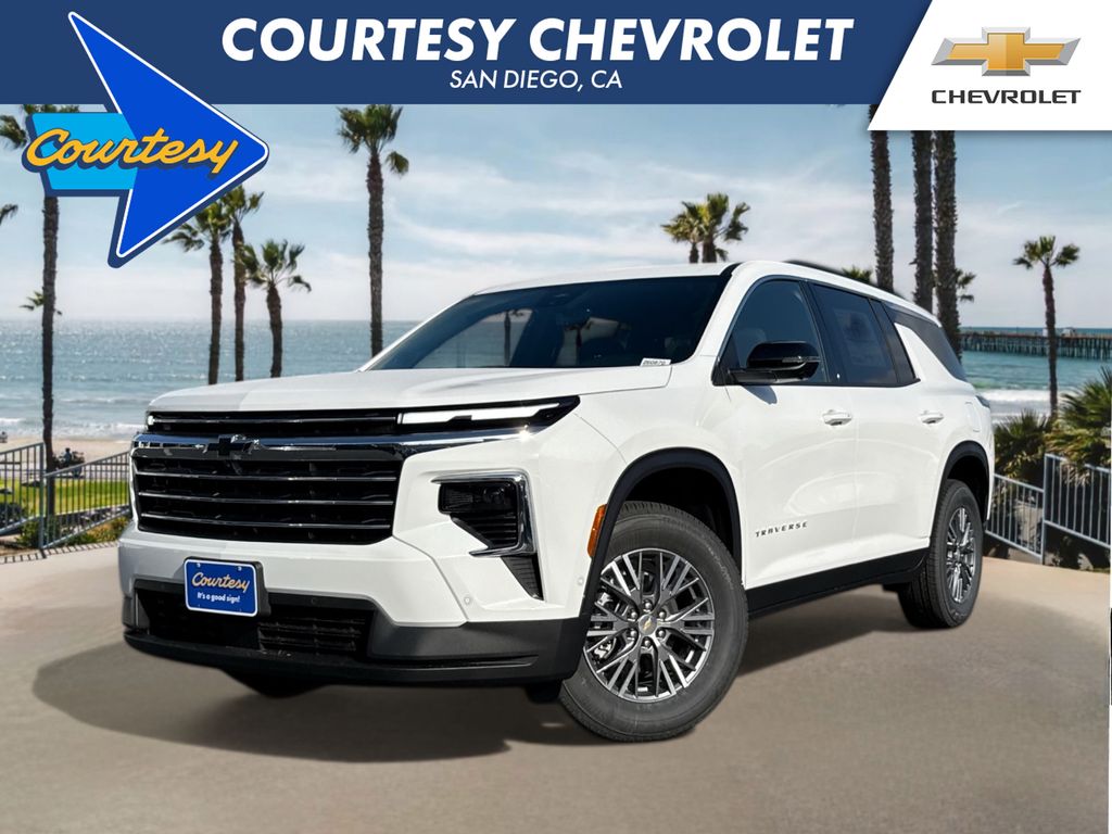 Summit White 2026 Chevrolet Traverse SUV / Crossover Front-Wheel Drive 8-Speed Automatic