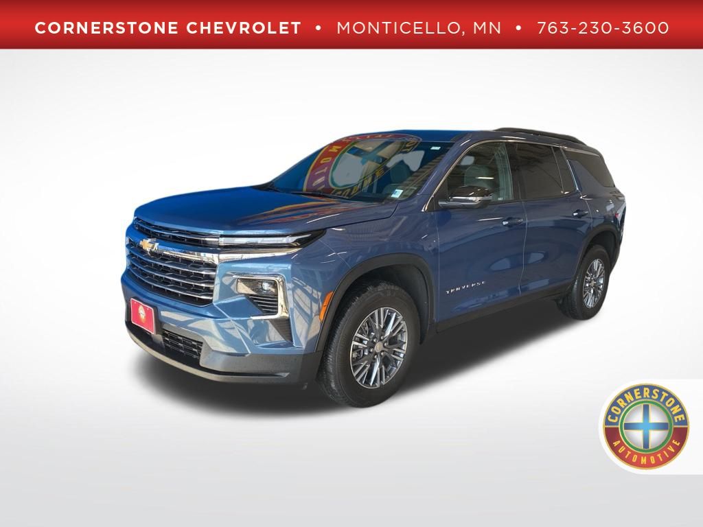 Lakeshore Blue Metallic 2025 Chevrolet Traverse LT AWD SUV / Crossover Four-Wheel Drive 8-Speed Automatic