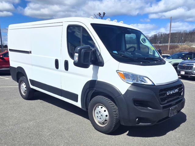 Bright White Clearcoat 2023 RAM ProMaster 1500 136 Low Roof Cargo Van FWD Van Front-Wheel Drive 9-Speed Automatic