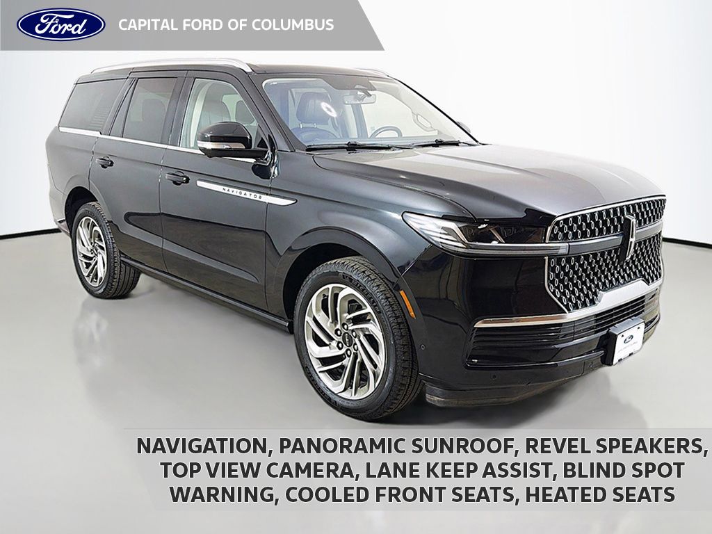 Infinite Black Metallic Clearcoat 2025 Lincoln Navigator SUV / Crossover Four-Wheel Drive Automatic