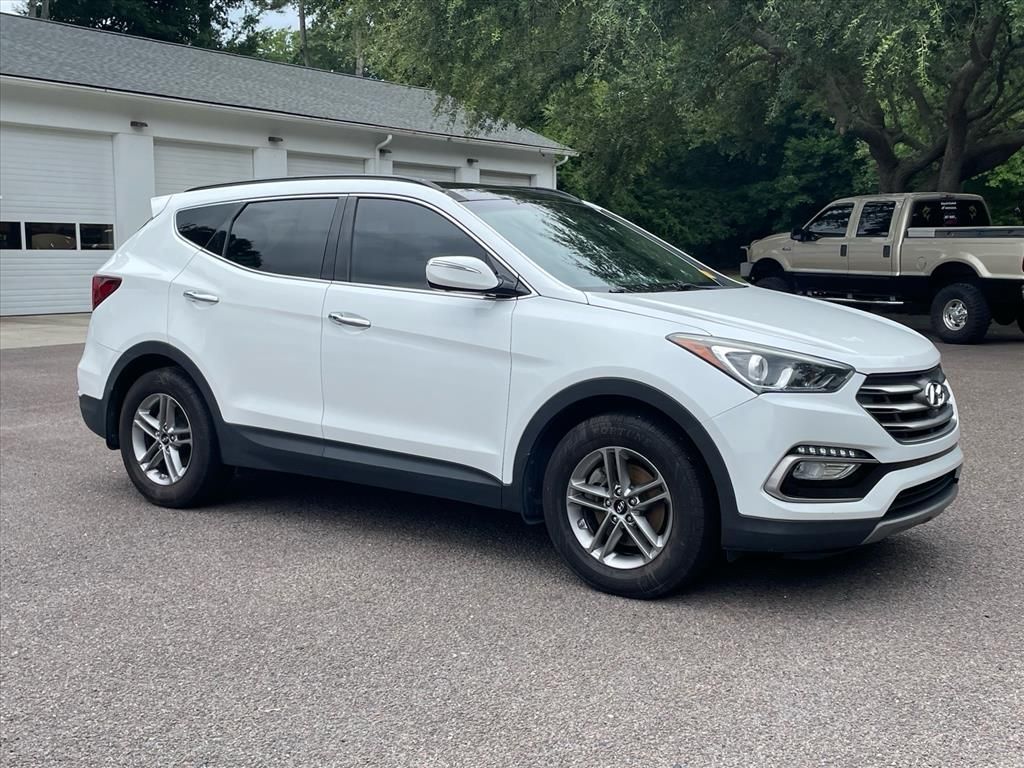 Frost White Pearl 2017 Hyundai Santa Fe Sport SUV / Crossover Front-Wheel Drive 6-Speed Automatic