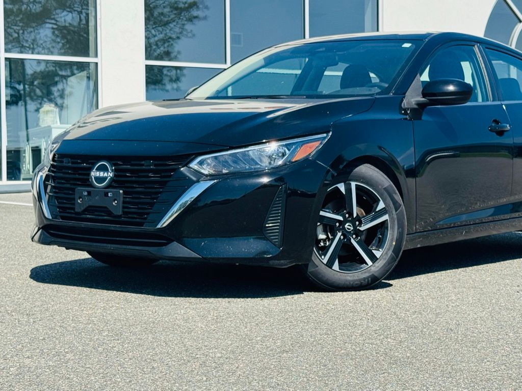 Super Black 2024 Nissan Sentra Sedan Front-Wheel Drive Continuously Variable Transmission