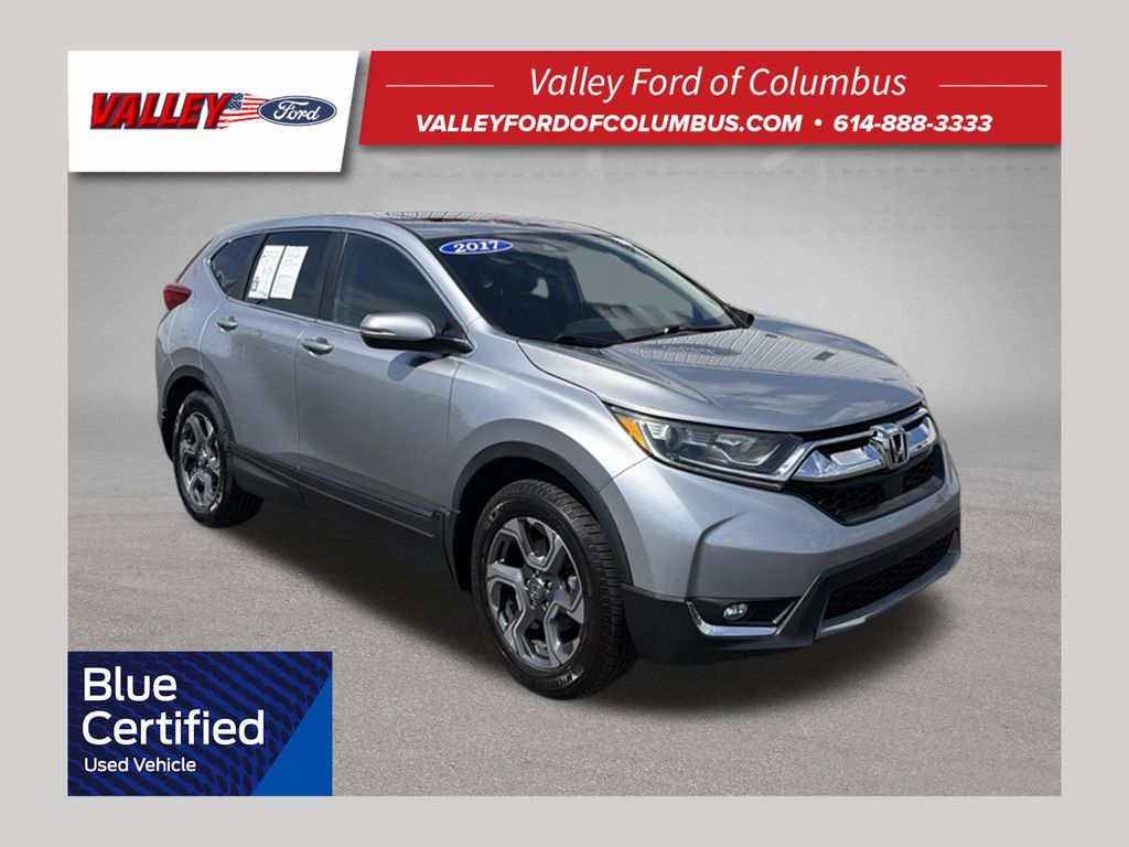 Lunar Silver Metallic 2017 Honda CR-V SUV / Crossover All-Wheel Drive Continuously Variable Transmission