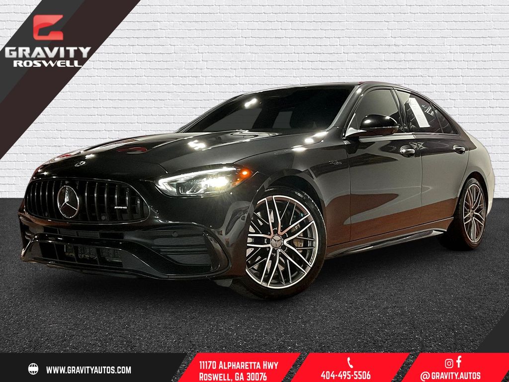 Graphite Gray Metallic 2023 Mercedes-Benz C-Class Convertible All-Wheel Drive 9-Speed Automatic