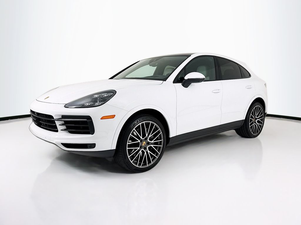 Carrara White Metallic 2023 Porsche Cayenne Coupe S AWD Coupe All-Wheel Drive 8-Speed Automatic