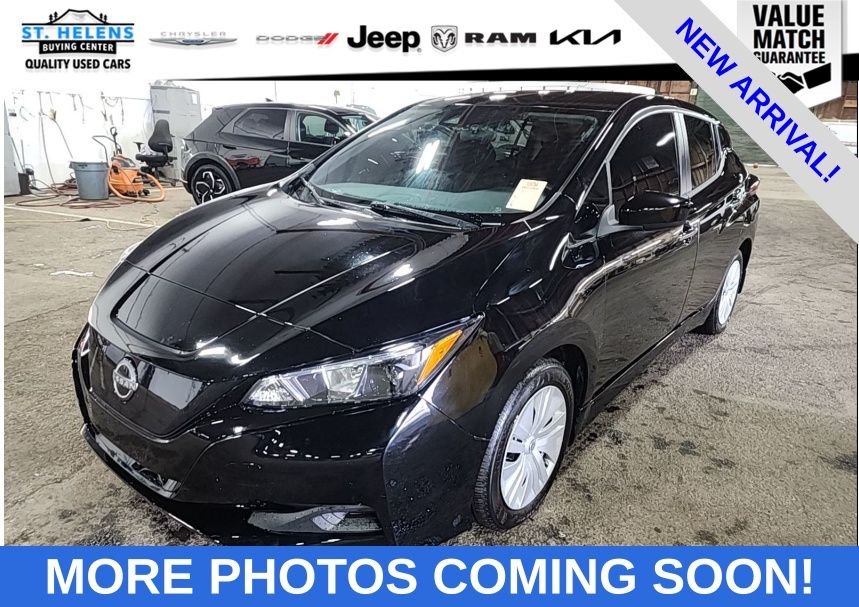 Super Black 2023 Nissan LEAF S FWD Hatchback Front-Wheel Drive Automatic
