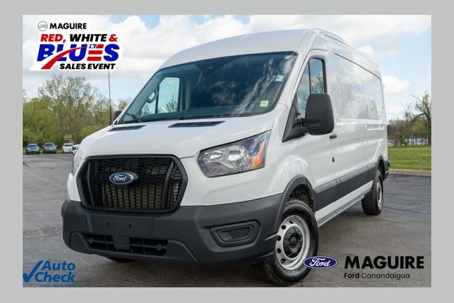 Oxford White 2024 Ford Transit Cargo Van Rear-Wheel Drive 