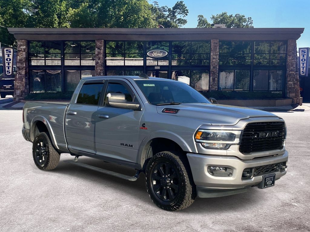 Billet Silver Metallic Clearcoat 2021 RAM 2500 Laramie Crew Cab 4WD Pickup Truck Four-Wheel Drive 6-Speed Automatic