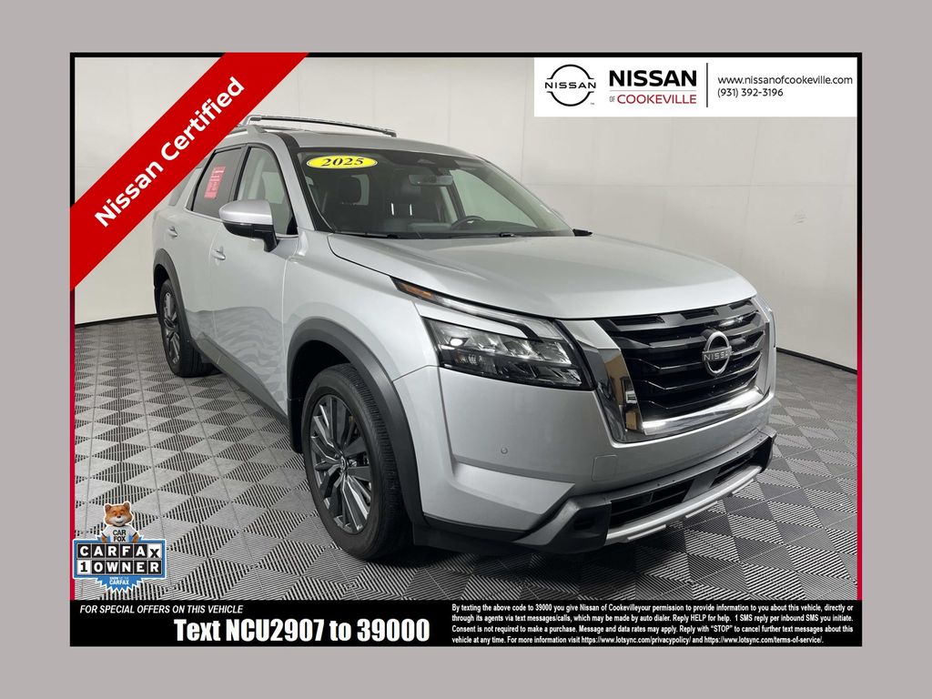 Brilliant Silver Metallic 2025 Nissan Pathfinder SUV / Crossover All-Wheel Drive 9-Speed Automatic