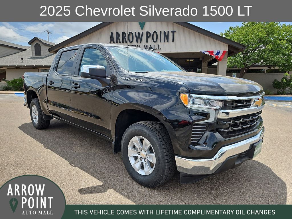 Black 2025 Chevrolet Silverado 1500 Pickup Truck 4X2 Automatic