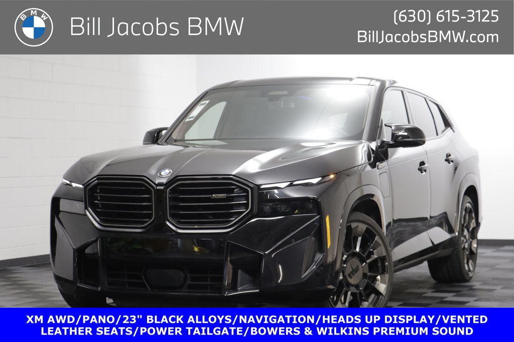 Black Sapphire Metallic 2023 BMW XM AWD SUV / Crossover All-Wheel Drive Automatic