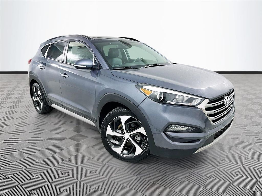 Gray 2018 Hyundai Tucson SUV / Crossover All-Wheel Drive 7-Speed Automatic