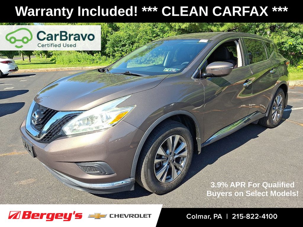Java Metallic 2016 Nissan Murano SUV / Crossover All-Wheel Drive Continuously Variable Transmission