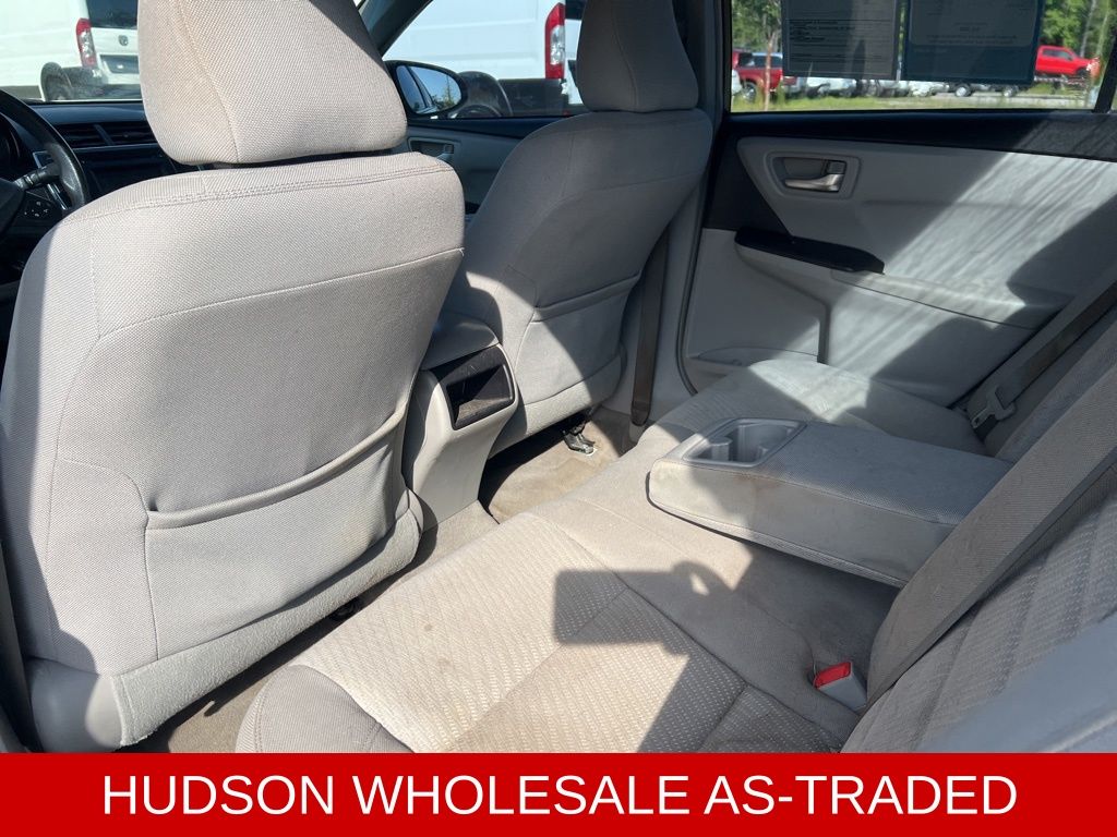 2015 White Toyota Camry LE FWD Sedan