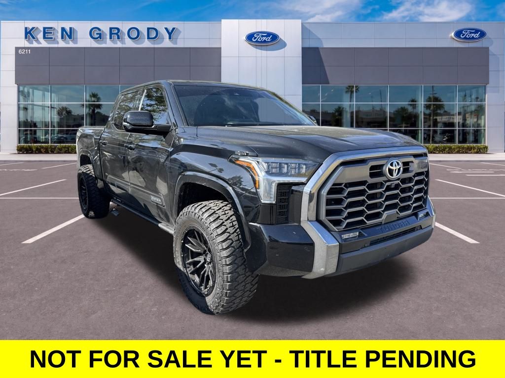 Midnight Black Metallic 2024 Toyota Tundra Pickup Truck Four-Wheel Drive Automatic