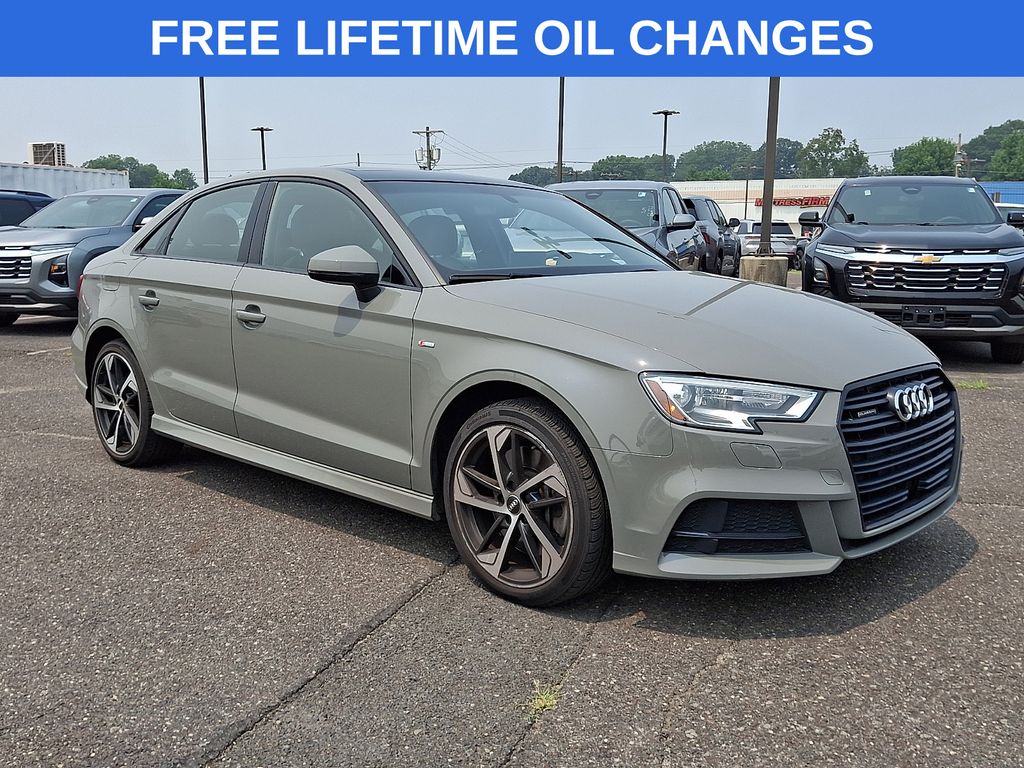 Black 2020 Audi A3 Sedan All-Wheel Drive 7-Speed Automatic