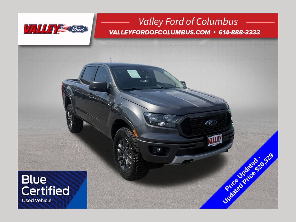 Gray 2019 Ford Ranger Pickup Truck Four-Wheel Drive Automatic