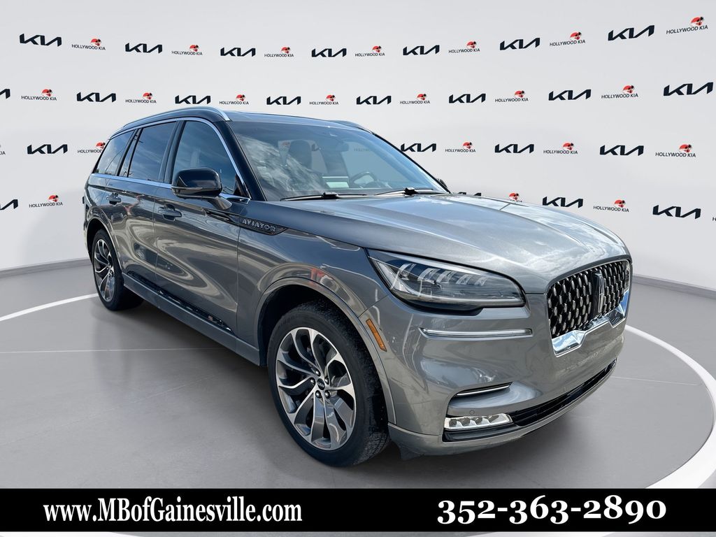 Asher Gray Metallic Clearcoat 2022 Lincoln Aviator SUV / Crossover All-Wheel Drive Automatic