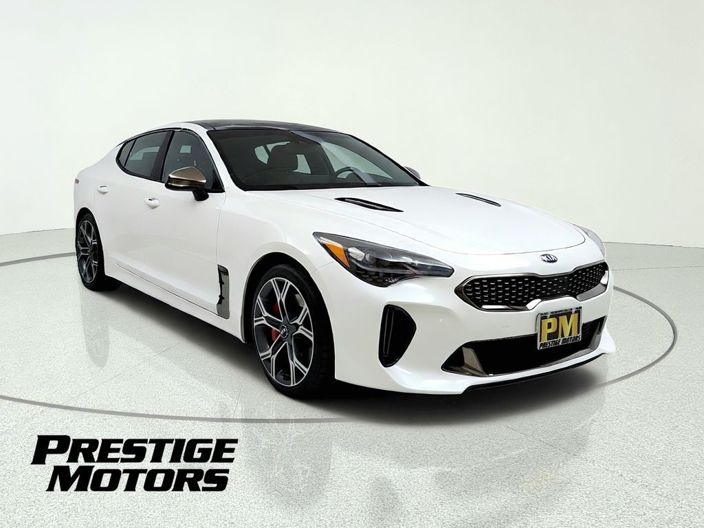 White 2021 Kia Stinger Sedan All-Wheel Drive 