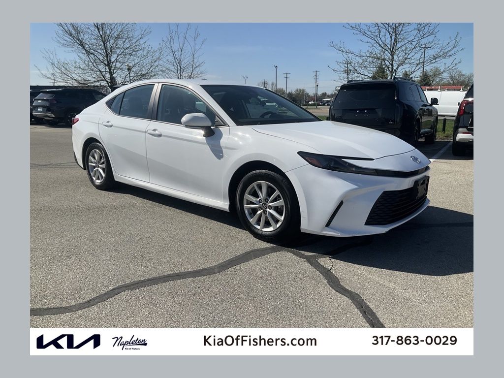 Ice Cap 2025 Toyota Camry LE FWD Sedan Front-Wheel Drive Continuously Variable Transmission