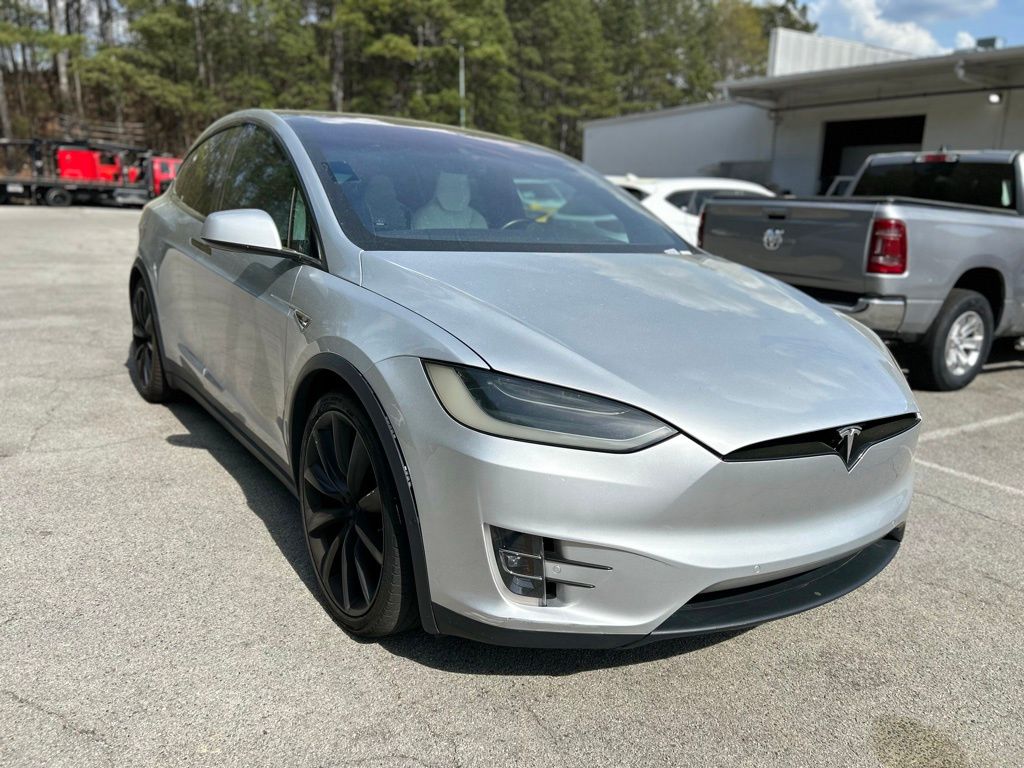 Silver 2016 Tesla Model X 90D AWD SUV / Crossover All-Wheel Drive 1-Speed Automatic