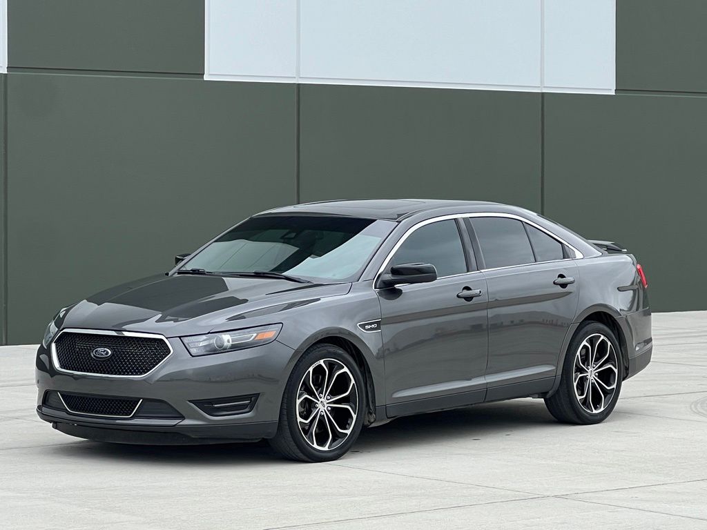 Gray (Magnetic) 2018 Ford Taurus SHO AWD Sedan All-Wheel Drive 6-Speed Automatic