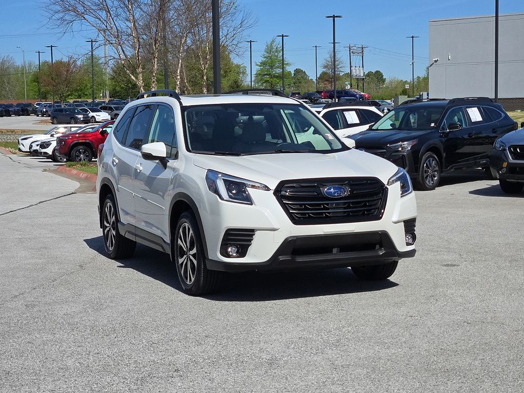 Crystal White Pearl 2024 Subaru Forester Limited Crossover AWD SUV / Crossover All-Wheel Drive Continuously Variable Transmission