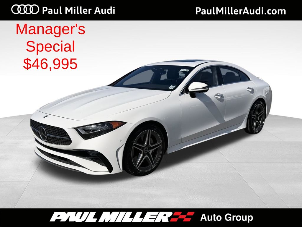 Polar White 2023 Mercedes-Benz CLS 450 4MATIC Coupe All-Wheel Drive 9-Speed Automatic