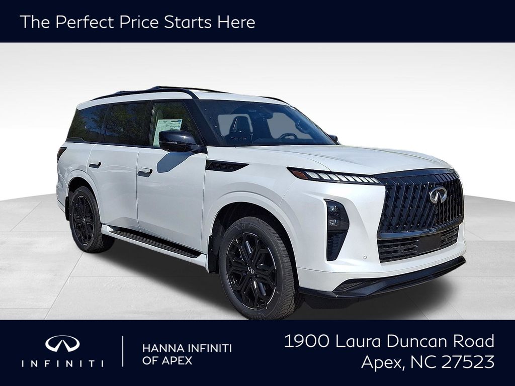 Radiant White 2026 INFINITI QX80 Sport AWD SUV / Crossover All-Wheel Drive 9-Speed Automatic