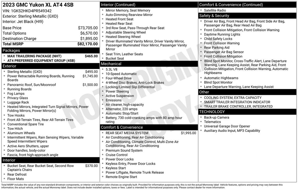 Certified Used 2023 Silver GMC AT4 image 5