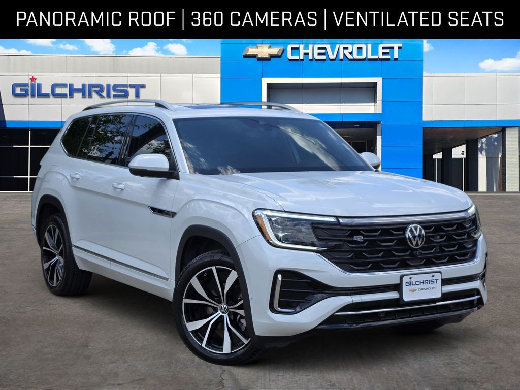 Opal White 2024 Volkswagen Atlas SUV / Crossover All-Wheel Drive 8-Speed Automatic