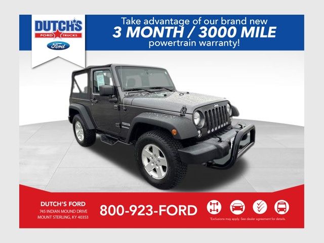 Gray (Granite Crystal Metallic Clearcoat) 2016 Jeep Wrangler Sport 4WD SUV / Crossover Four-Wheel Drive 5-Speed Automatic